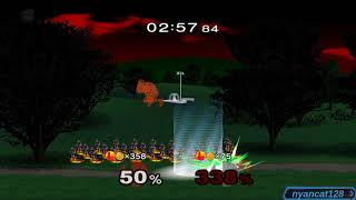 Super Smash Bros. Melee Texture Hack: Halloween Wireframes