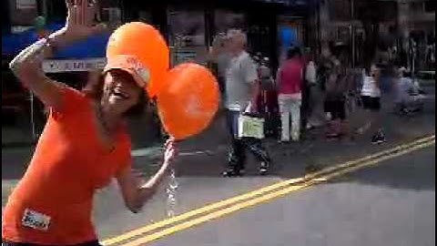 B9 Robot hanging out at the Summer Stroll