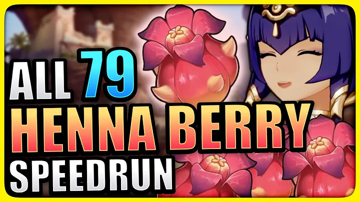ALL 79 Henna Berry Locations EFFICIENT & FAST ROUT...