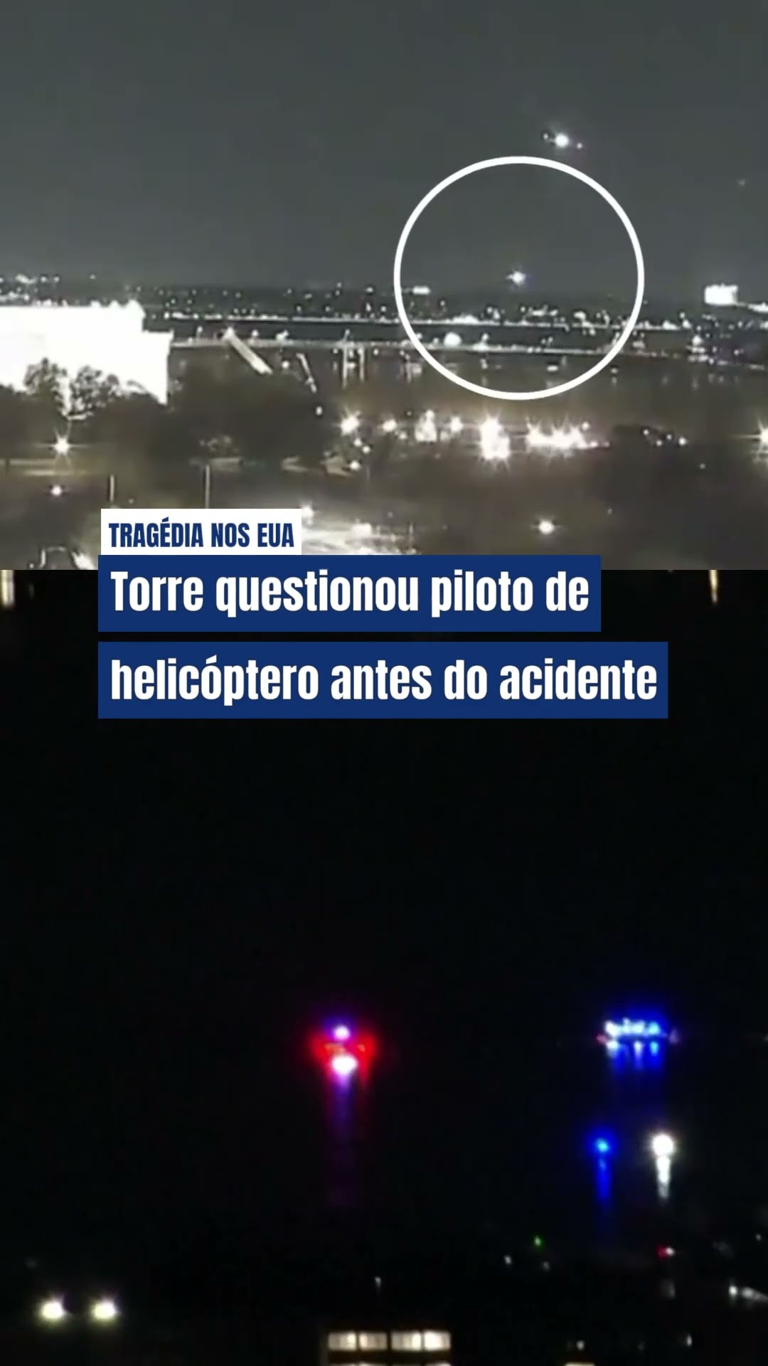 Torre de controle questionou piloto de helicóptero antes de acidente nos EUA