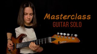 Masterclass Guitar Solo. Студентка Анастасия Сидякина