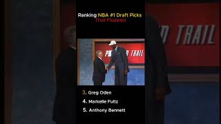 Ranking NBA #1 Draft Picks That Flopped! 🏀 #basketballshorts #nba #nbahighlights #nbadraft