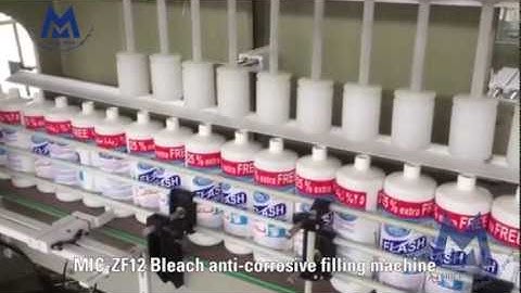 MIC ZF12 Bleach anti corrosive filling machine