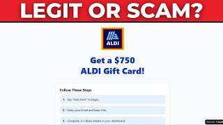 mcrev.store Review: Is the $750 ALDI Gift Card Offer Legit or a Scam?