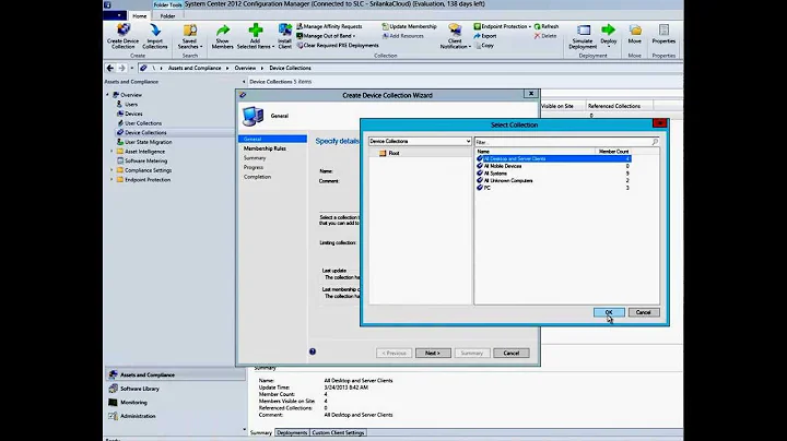 SCCM 2012 SP1 OU Query