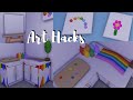 ART 🎨 Decor Hacks Bedroom Hacks Roblox Adopt Me