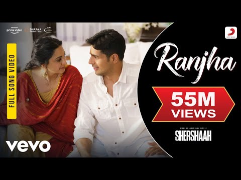 Ranjha - Full Song|Shershaah|Sidharth -Kiara|B Praak|Jasleen Royal|Anvita Dutt