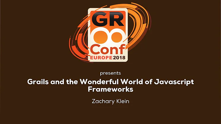 Grails and the Wonderful World of Javascript Frameworks