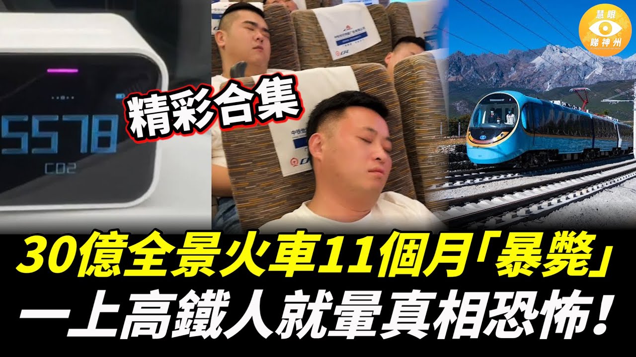 【精彩合集】30億全景火車11個月「暴斃」！一上高鐵人就暈，不是因爲暈車，真相竟是……