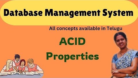 ACID properties in Dbms|| Dbms in telugu