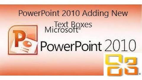PowerPoint 2010  Adding New Text Boxes || Tutorial for Beginners ||  Tools For Online Teaching.