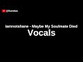 Iamnotshane Maybe My Soulmate Died Vocals Iamnotshane Maybe My Soulmate Died Vocals