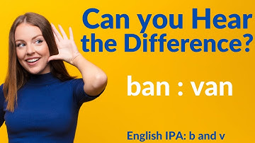 Master English Sounds | ban + van | Minimal Pair Test