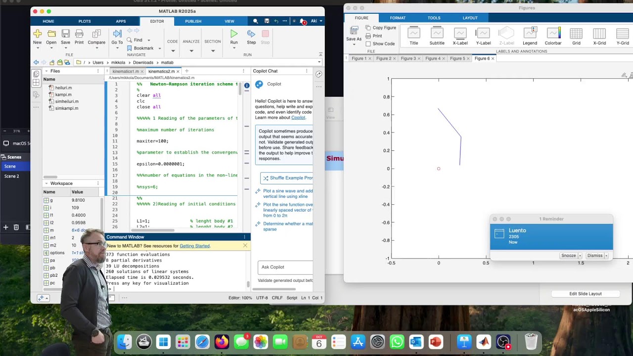 Lecture #6 2025, Simulation of a Mechatronic Machine Live Stream