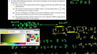 How to Check Arithmetic Sequences Situations