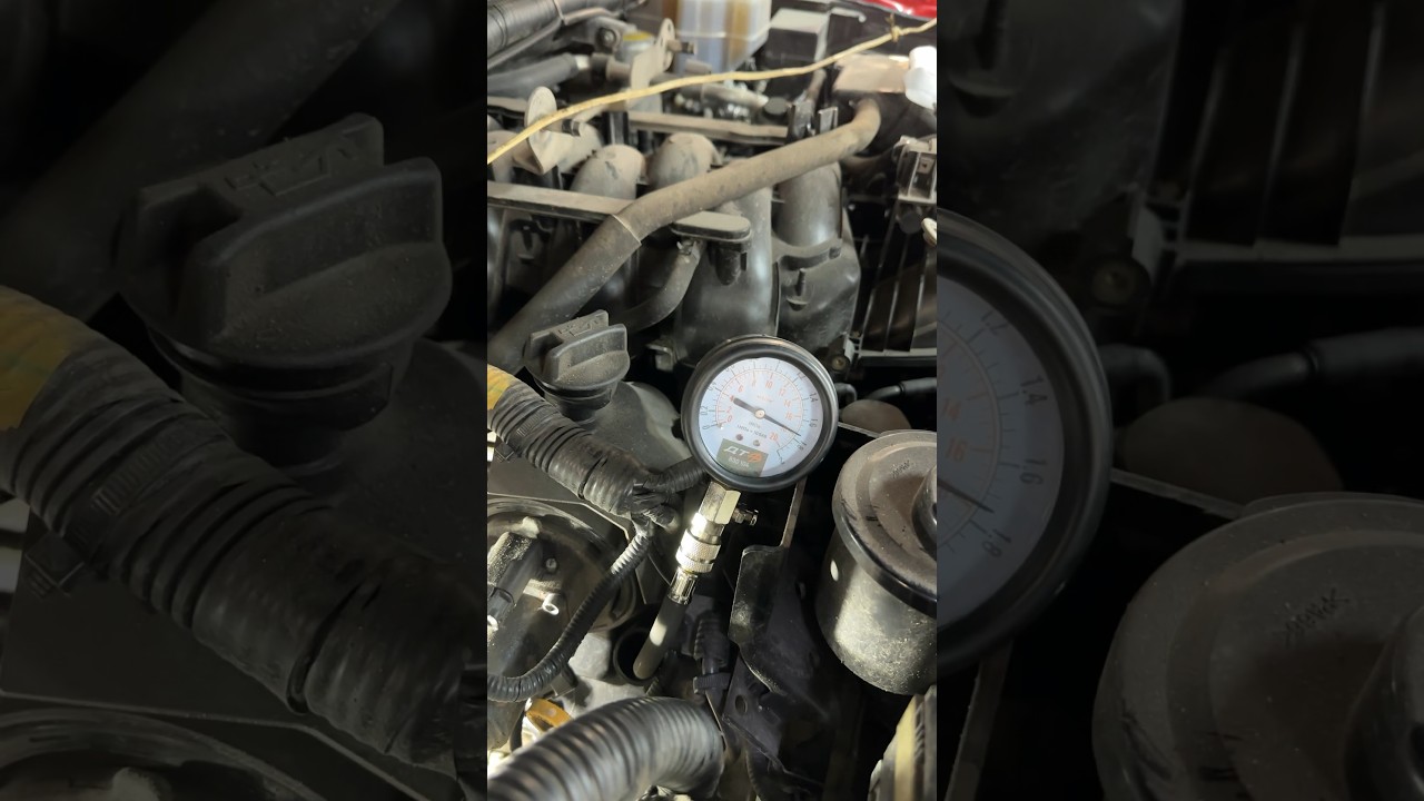 Проверка компрессии Nissan patrol y62. Во всех 16-17,5 #patroly62 # ...