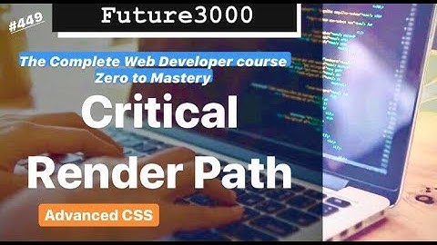 7.1. Critical Render Path