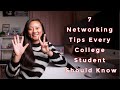 7 networking tips every college student should know  how to network efficiently