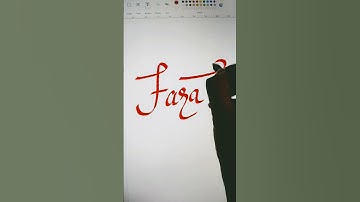 Farah Name Calligraphy #calligraphy#art#diy#shots #shorts#subscribe #viralshort #viralvideo#status
