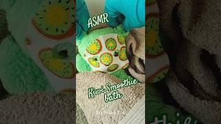 Cleaning dirty teddy bear 🥝💚 Spa roleplay ASMR