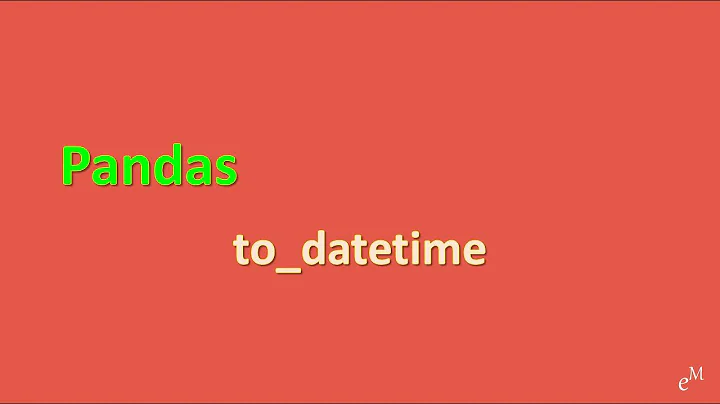 Python Tutorial: Working with Time-Series Data in Pandas - to_datetime() in 7 Minutes