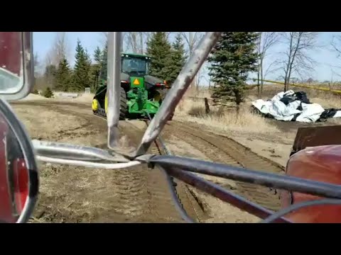 Stuck Semi in a Muddy MESS, Corn MESS and farm safety.