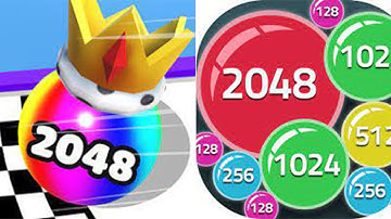 Ball Merge 2048 Levels From 21 To 25 IOS Android Gameplay Walkthrough Mobile Game