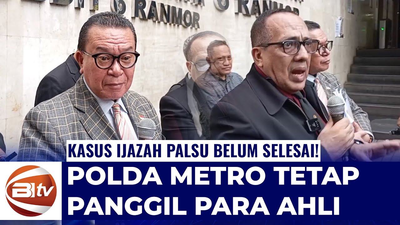 Polda Metro Jaya Tetap Periksa Saksi Ahli Usai Pelimpahan Berkas Dugaan Ijazah Palsu