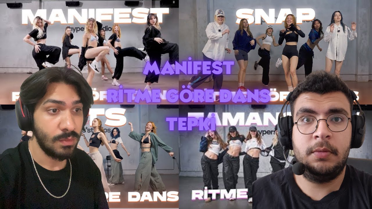 MANİFEST RİTME GÖRE DANS VİDEOLARINI İZLİYORUZ | @m6nifestgirls