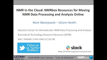 NMR in the Cloud: NMRbox Resources for Moving NMR Data Processing and Analysis Online