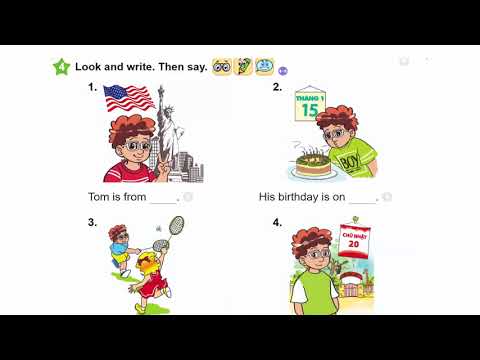 Video Tiếng Anh Lớp 4 || REVIEW 1 ÔN TẬP 1 GIỮA HỌC KỲ 1 ||... - YouTube