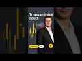 Algorithmic traders usually create a decent trading strategy but forget about transactional costs.E