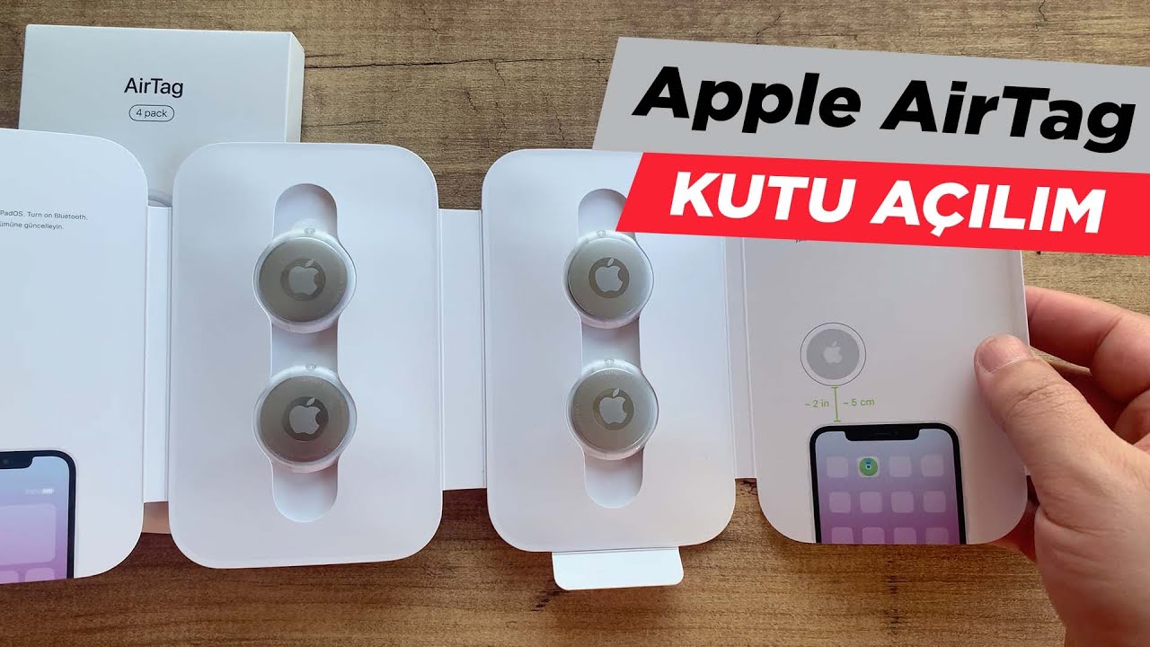 Apple AirTag 4'lü Paket - KUTU AÇILIMI | AirTag (4 Pack) Apple