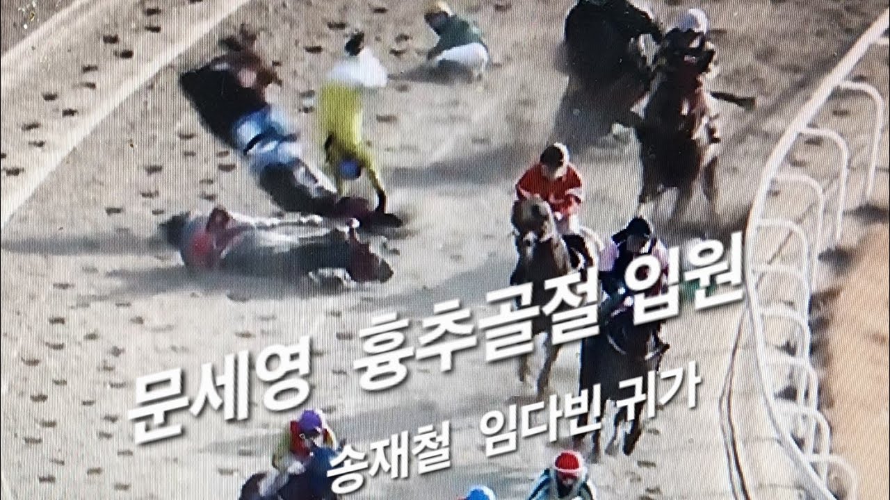 문세영 흉추골절 입원 송재철 임다빈 타박상 귀가/ 기수들의 빠른 꽤유를 빕니다.
