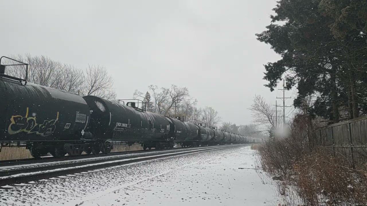 KCSM 4859 Safety Starts Here unit at Northbrook, IL