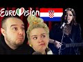 Mia Dimšić - Guilty Pleasure - Croatia - EUROVISION 2022 | AMERICAN COUPLE REACTION