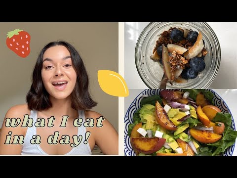 WHAT I EAT IN A DAY: quick & healthy!
