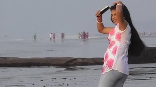 Beautiful Lady Early Morning Hair Style At Digha Sea Beach