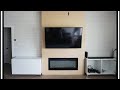 Building An Electric Fireplace Wall Surround