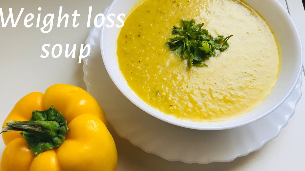 Weight loss Soup Recipe Malayalam Yellow Capsicum Soup Recipe