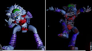 Roxy transforms into Nightmare Roxy and eats Gregory - Five Nights at Freddy's: Security Breach