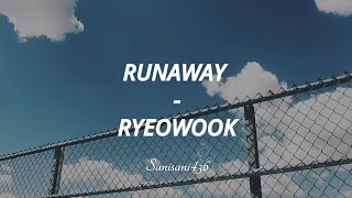 RYEOWOOK - RUNAWAY [LIRIK SUB INDO] #sanisani436_kpop_lyrics