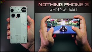 Nothing Phone 3 Gaming Test Snapdragon 8S Gen 4 6 Games Tested