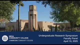Undergraduate Research Symposium - Faculty Panel - April 18, 2025