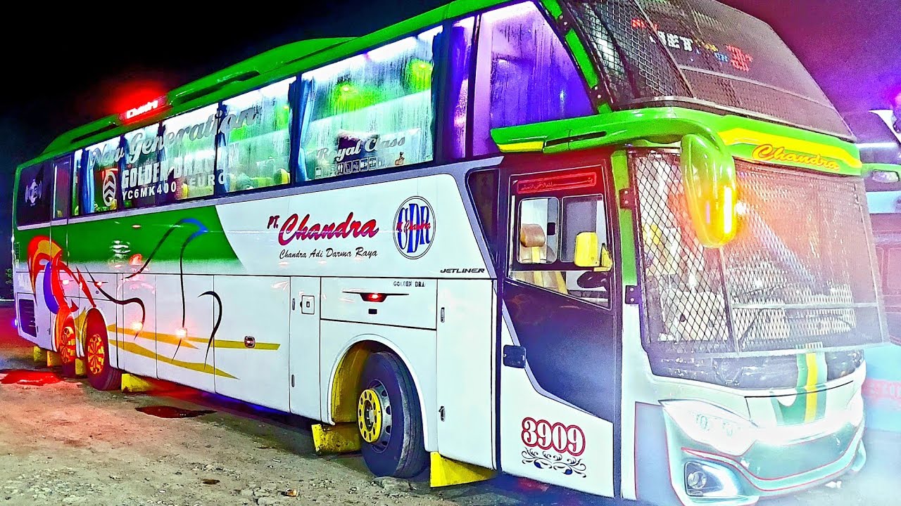 Naik bus termewah chandra, bus nya anak medan, tujuan bus dari medan hingga baganbatu riau