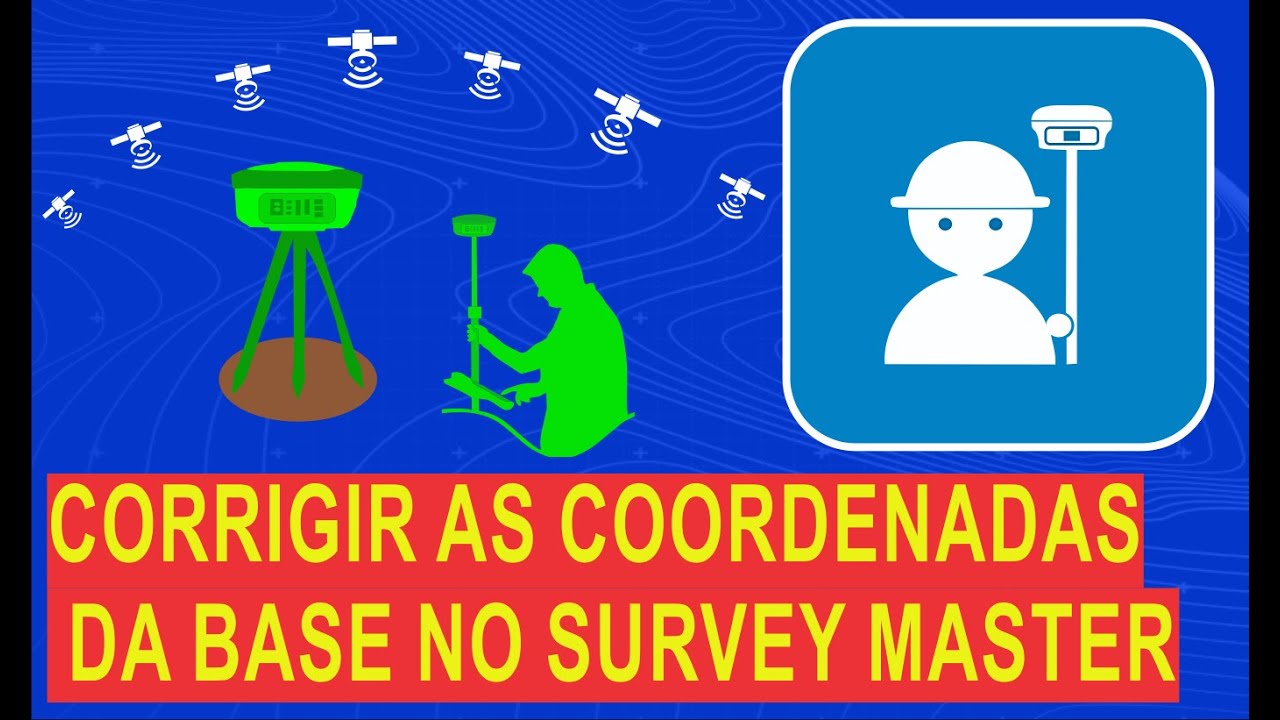 Como Corrigir As Coordenadas da Base de Dados Levantados no Método RTK Com o Survey Master?