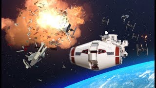 Escape from Scarif  LEGO STAR WARS  StopMotion Story