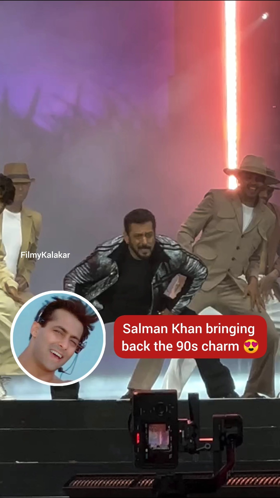 #salmankhan revisiting 90s era and it's nothing but amazing ? #filmykalakar ?- Hina Sufyaan