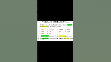 Verb Complements in English-I | Use of Verb Complements #english #englishgrammar #verb #complement