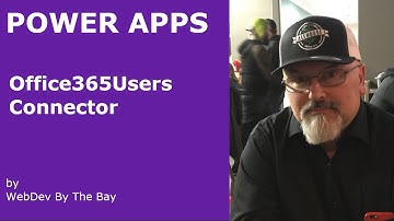 Using the Office365Users Connector in PowerApps